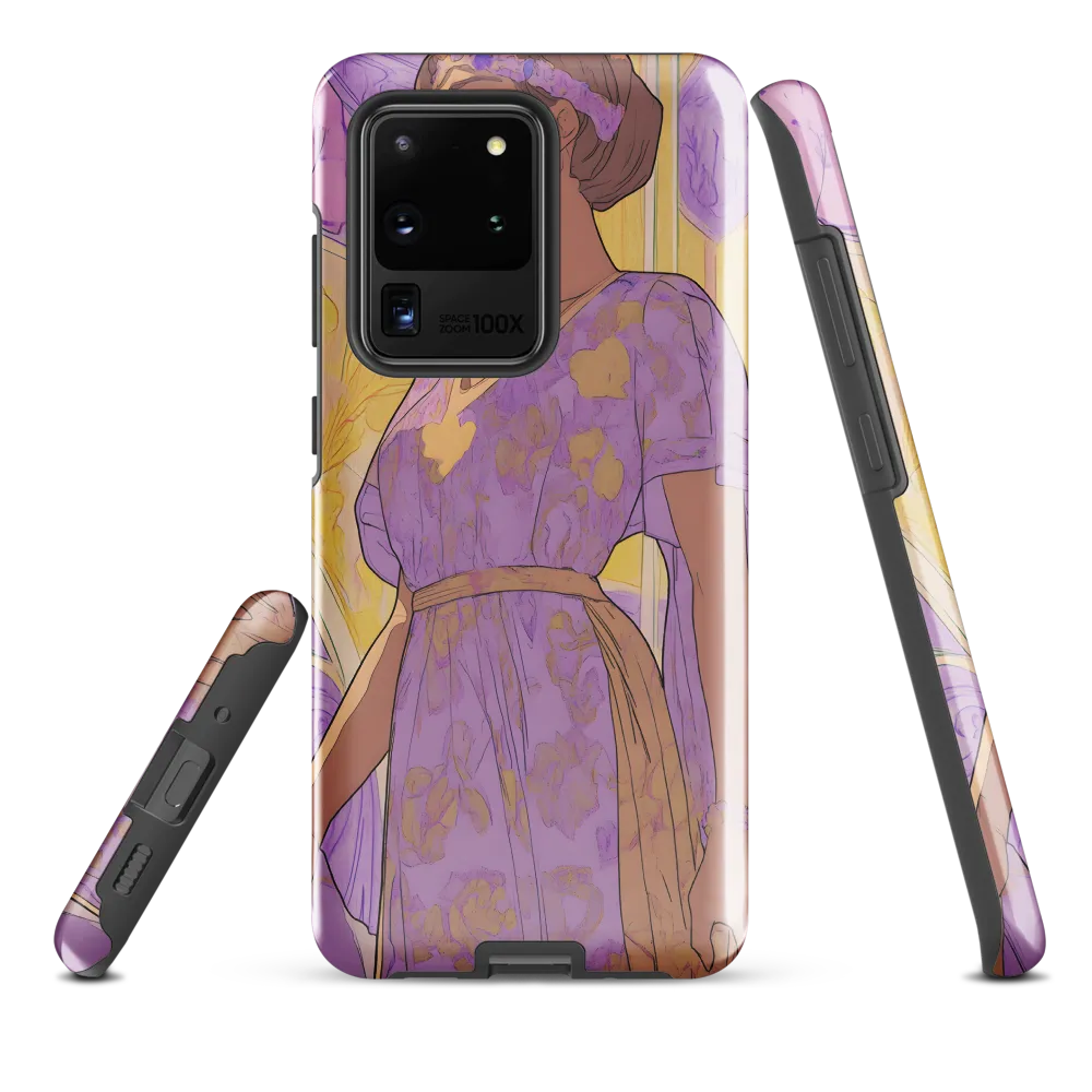 Elegance in Floral Harmony | Phone Case |  S20 Ultra | Tough Case | Glossy