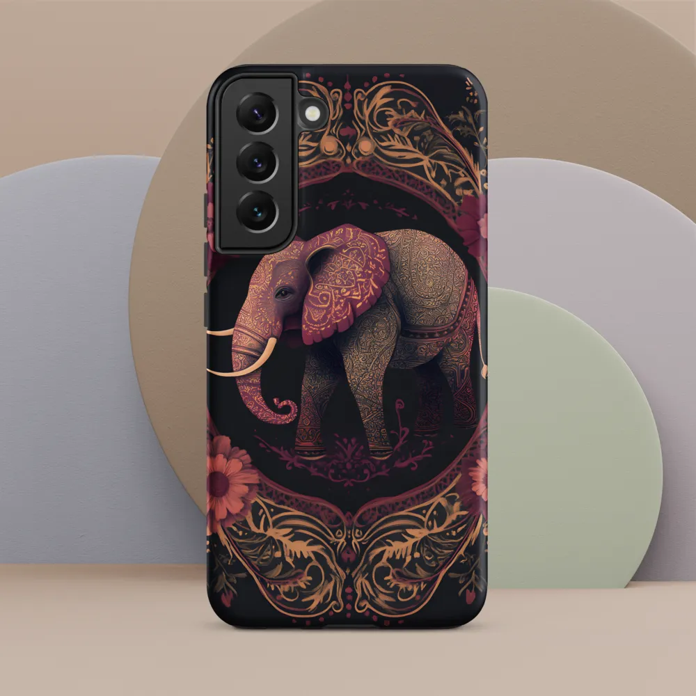 Regal Reverie: The Ornate Elephant | Phone Case |  S22 Plus | Tough Case | Matte