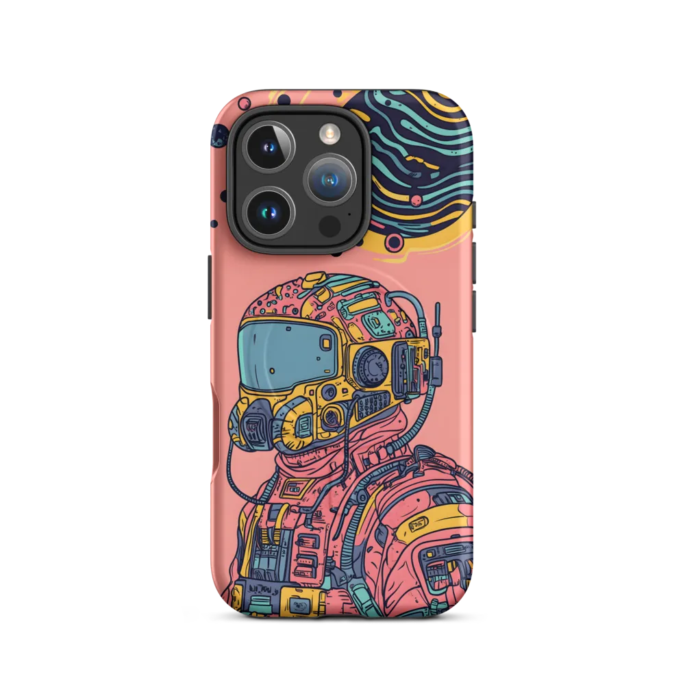 Exploration Beyond: A Digital Astronaut | Phone Case |  16 Pro | MagSafe® Tough Case | Matte