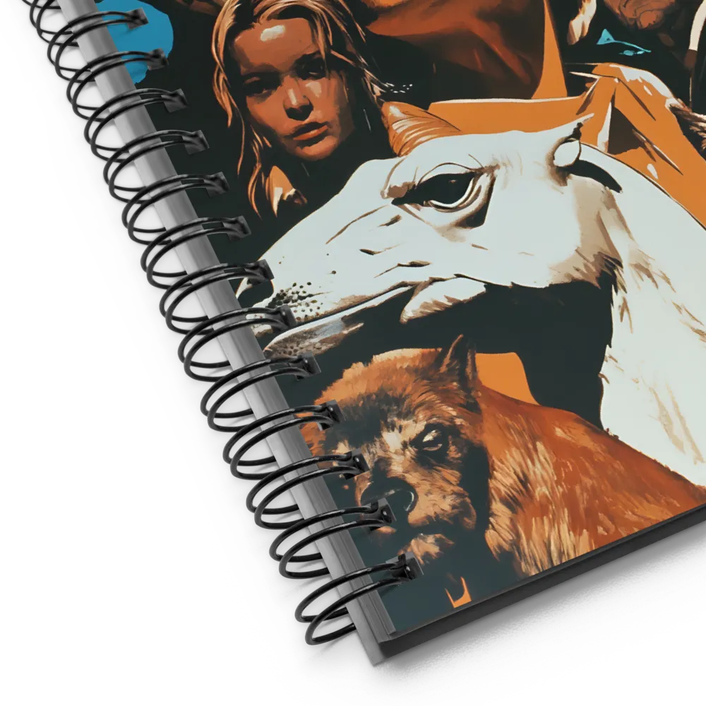 Symphony of Beasts | Spiral Notebook