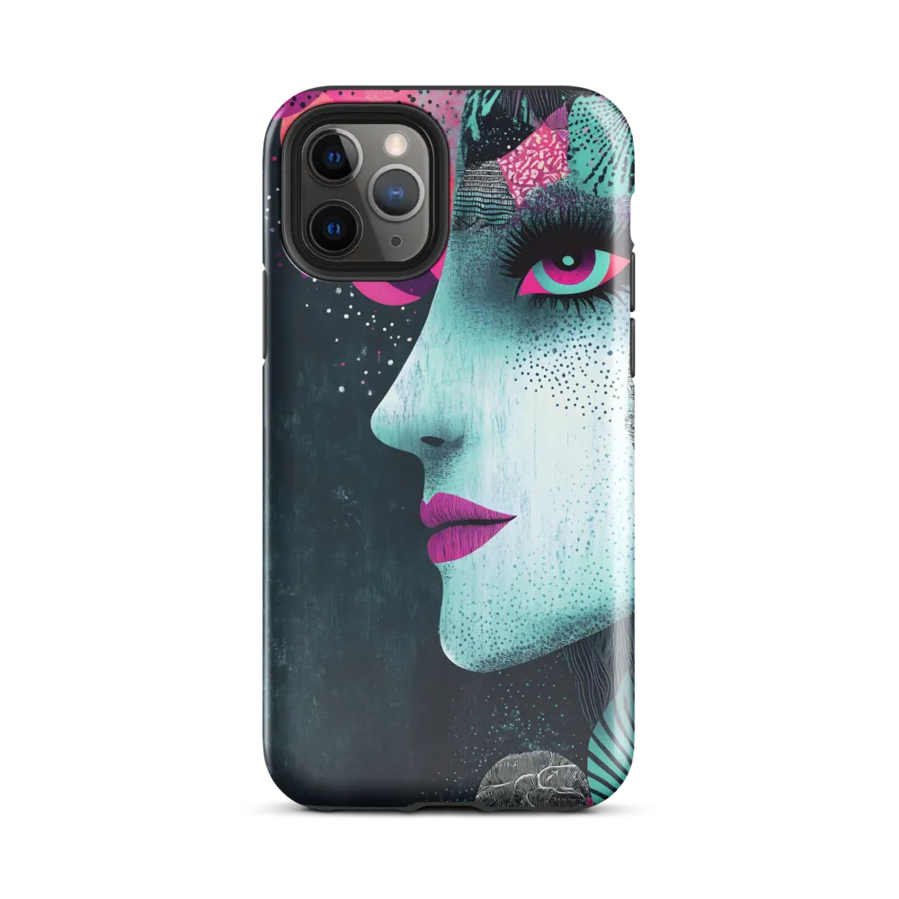 Mystical Beauty in Blue and Pink | Phone Case |  11 Pro | Tough Case | Glossy