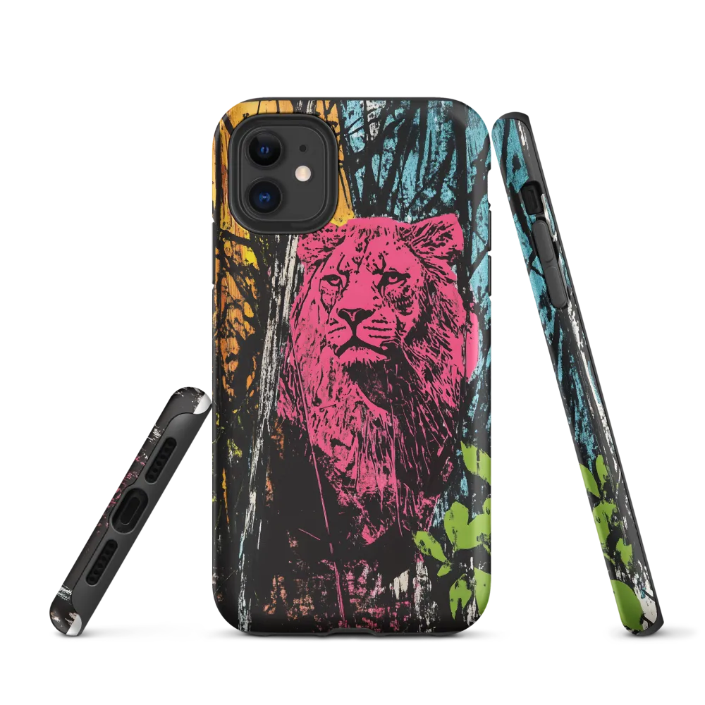 Fierce Vibrance: The Pink Lion