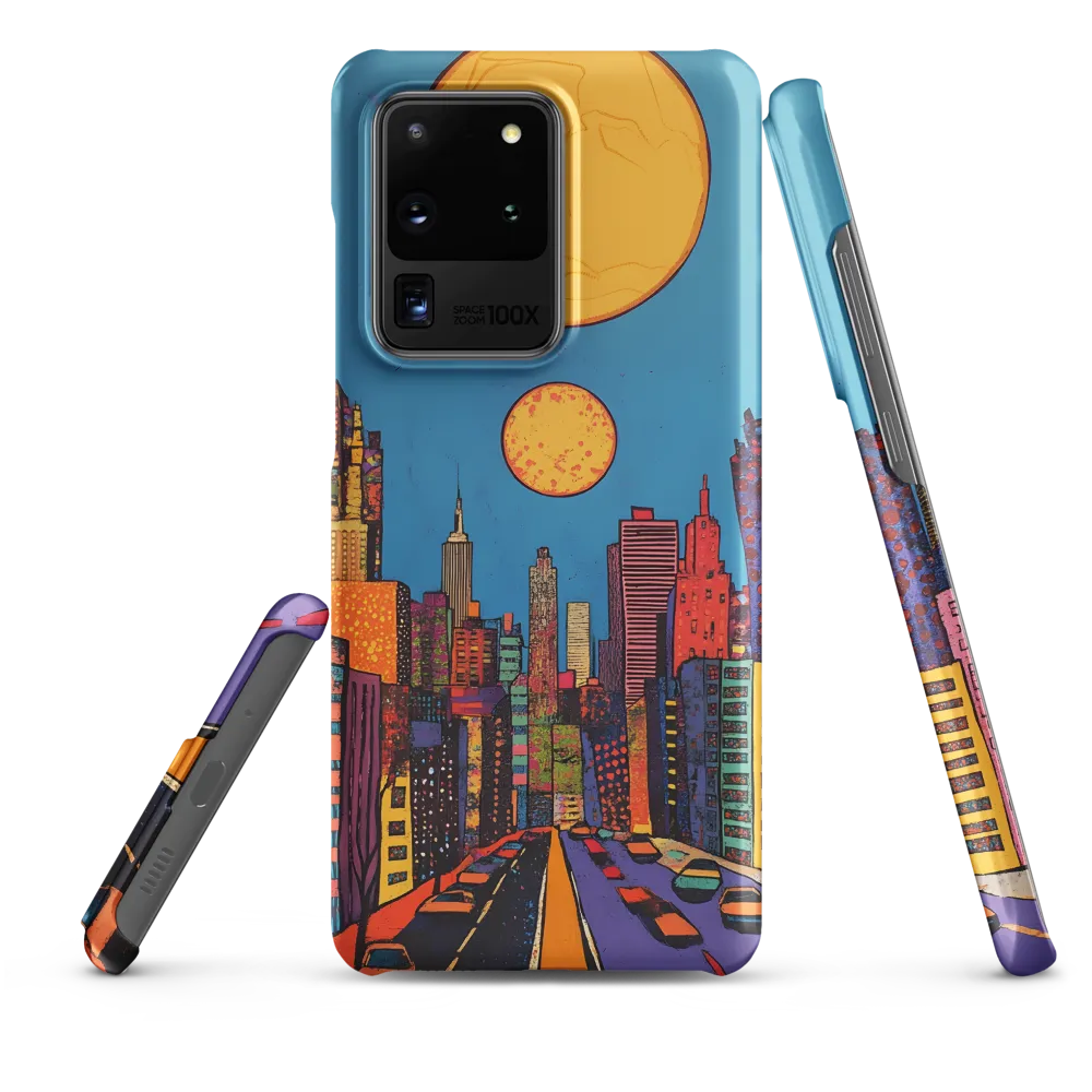 Urban Vibrance: A Pop Art Cityscape | Phone Case |  S20 Ultra | Snap Case | Matte