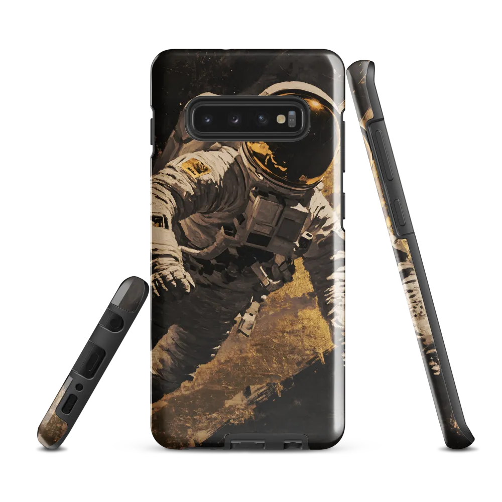 Beyond the Stars: An Astronaut's Journey | Phone Case |  S10 Plus | Tough Case | Glossy