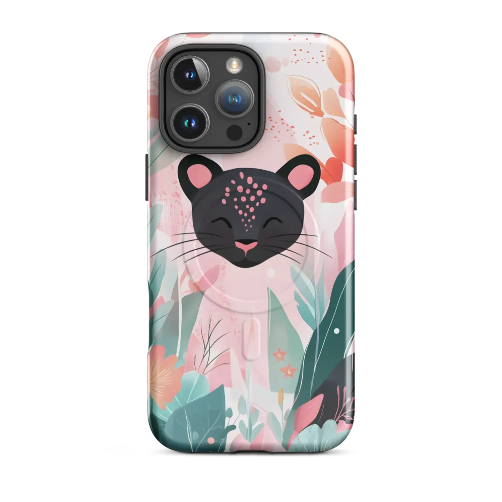 Whimsical Panther in Bloom