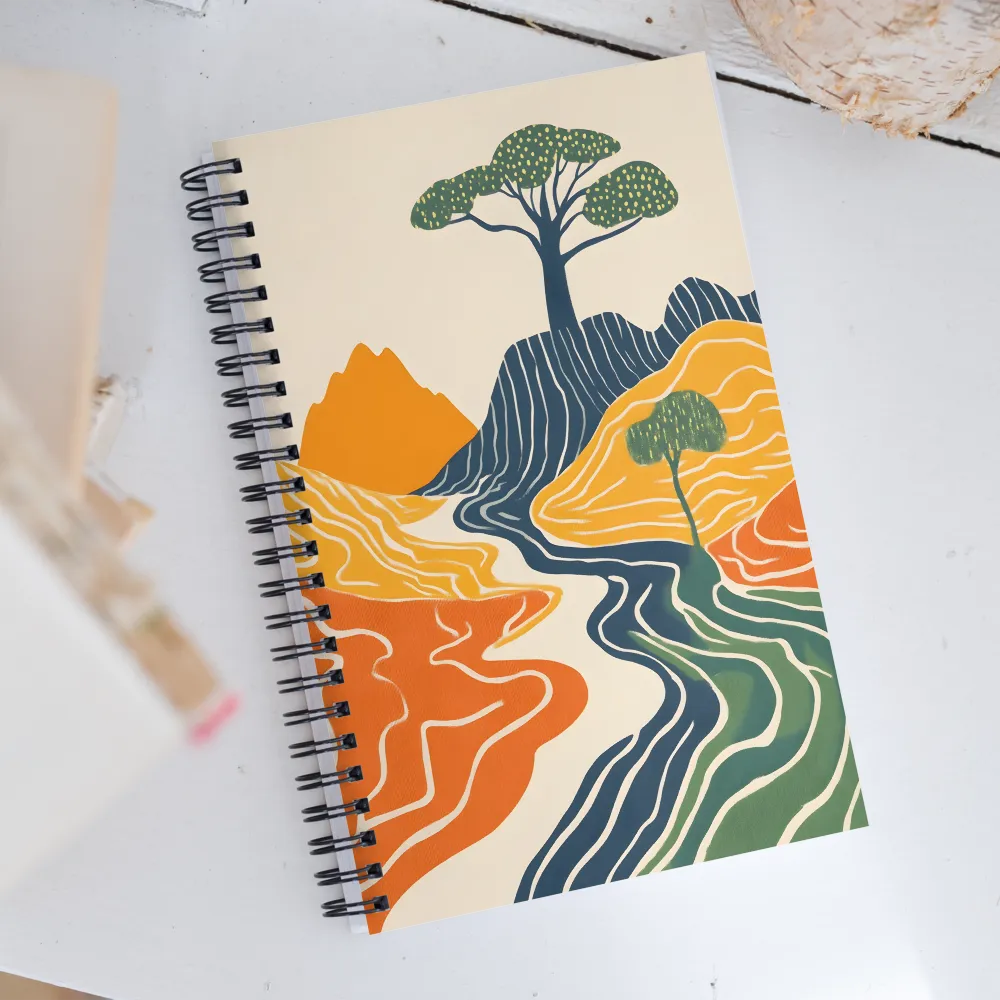 Waves of Serenity | Spiral Notebook