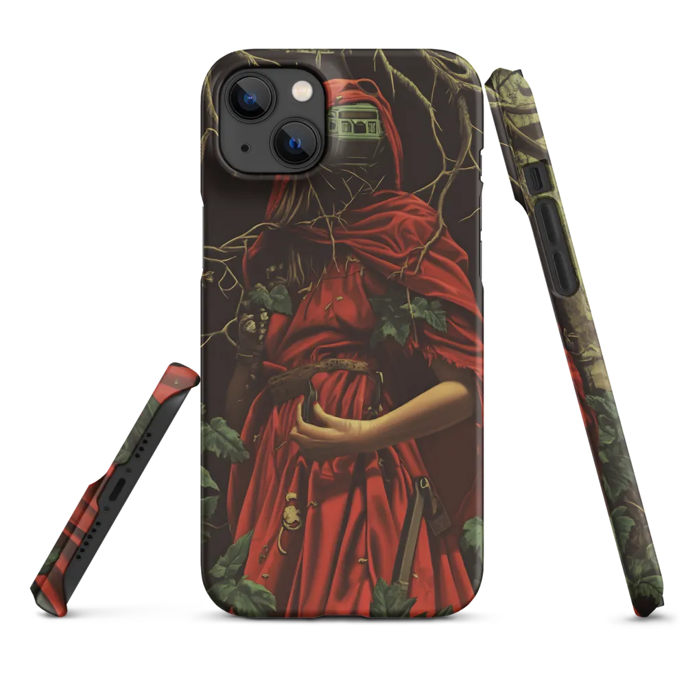 The Enigmatic Cloaked Traveler | Phone Case |  14 Plus | Snap Case | Matte
