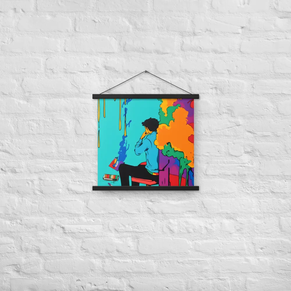 The Artist Within | Poster With Black Wood Hanger | 18″×18″