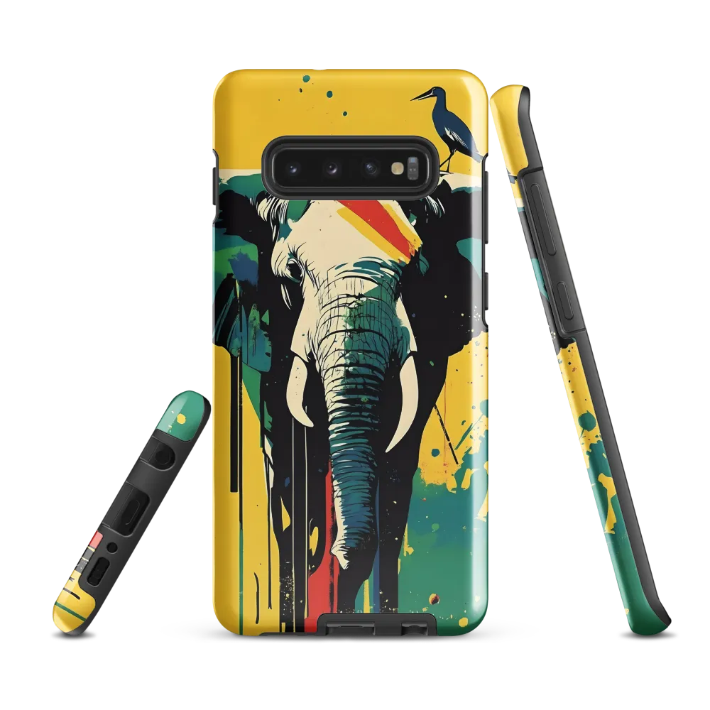 Elegance of the Wild: A Colorful Harmony | Phone Case |  S10 Plus | Tough Case | Glossy