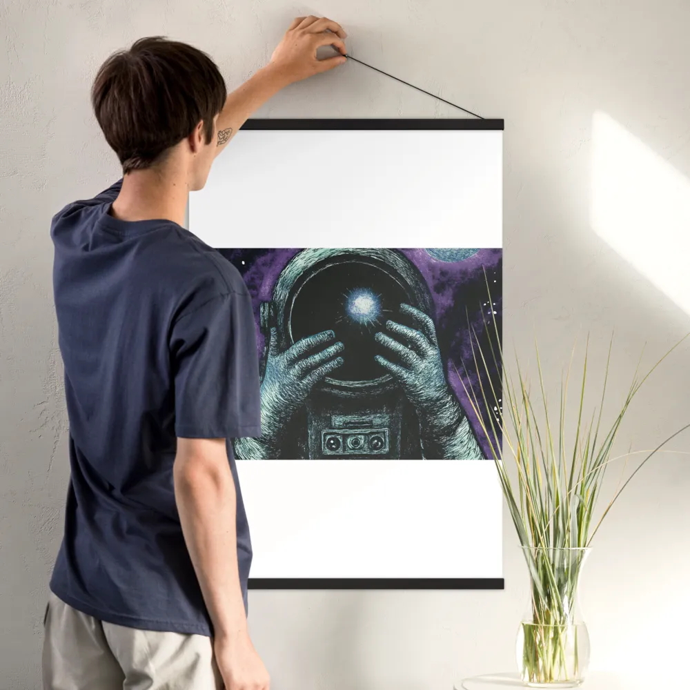Beyond the Stars | Poster With Black Wood Hanger | 24″×36″