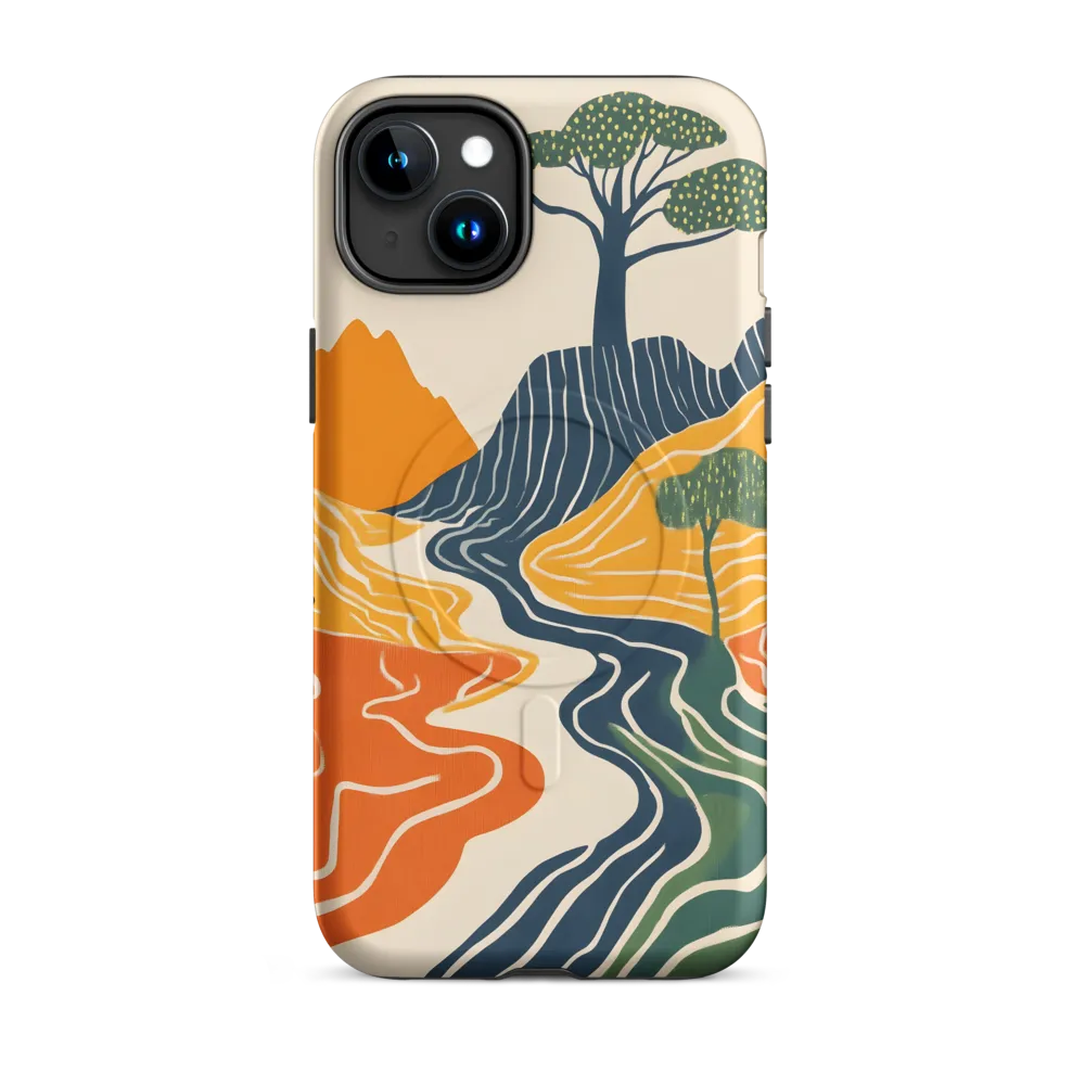Waves of Serenity | Phone Case |  15 Plus | MagSafe® Tough Case | Matte