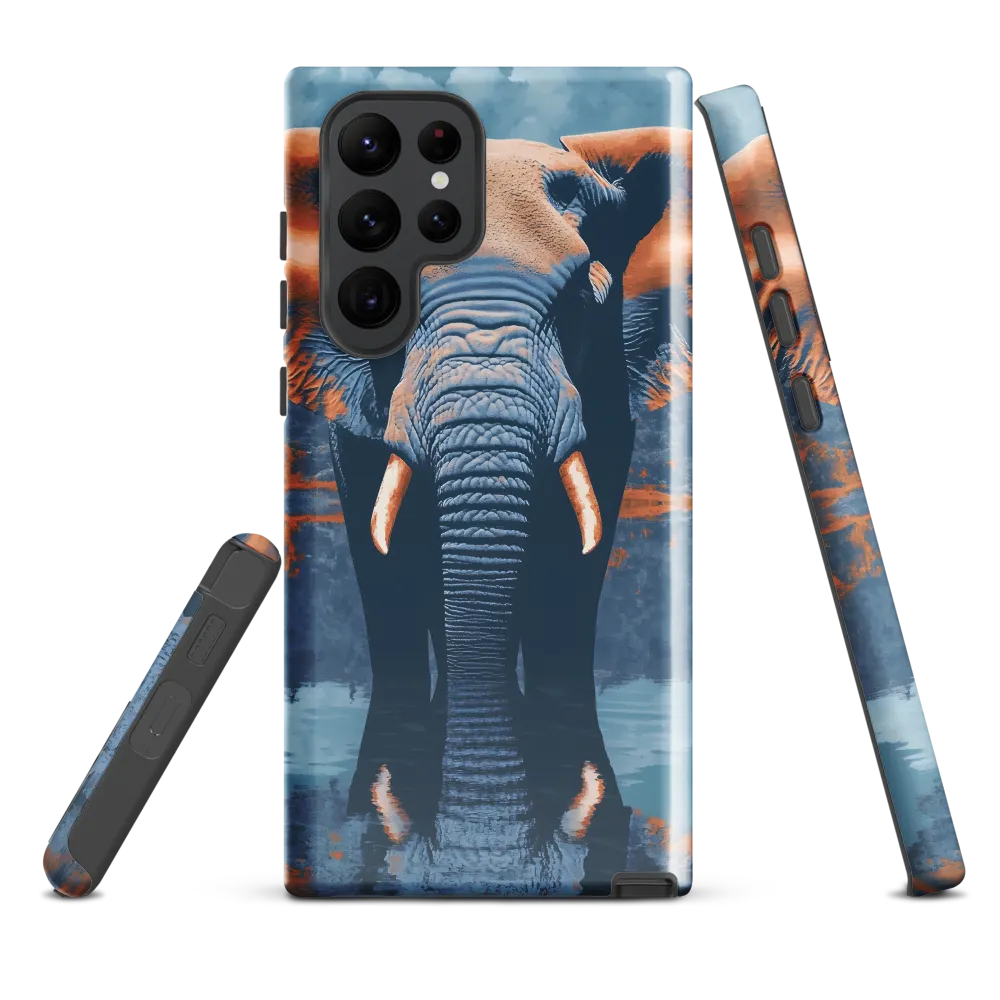 Majestic Reflection: The Elephant's Serenade