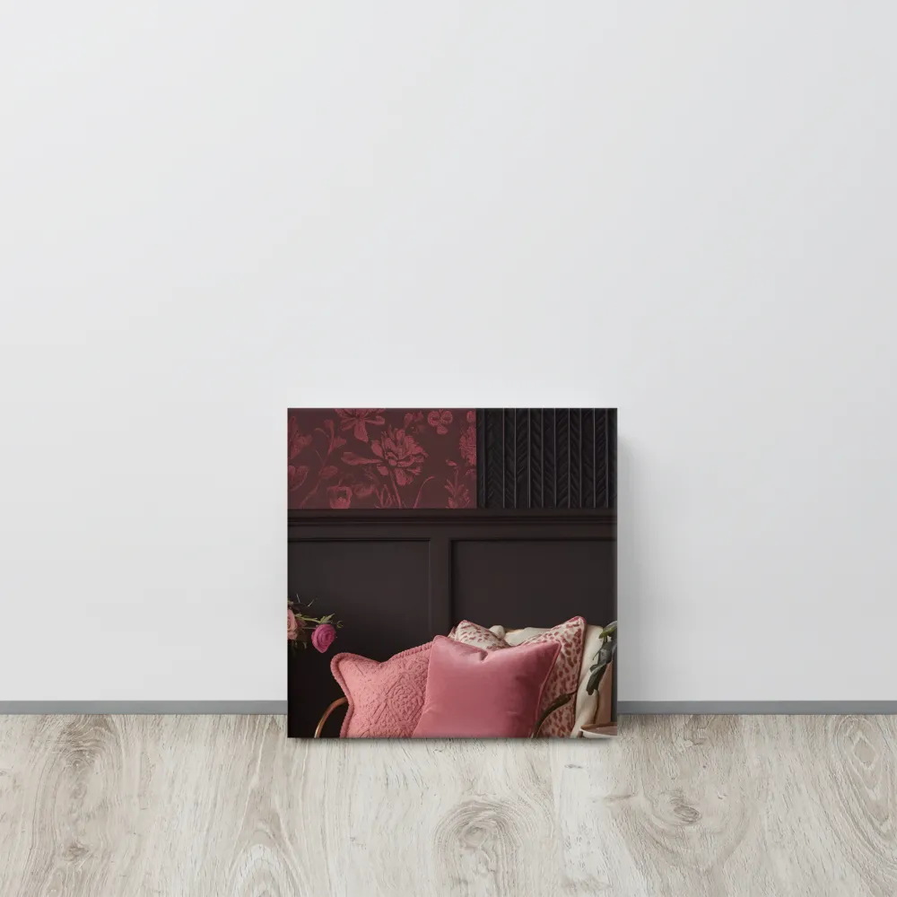 Elegance in Contrast: A Modern Interior Design | Canvas | 12″×12″