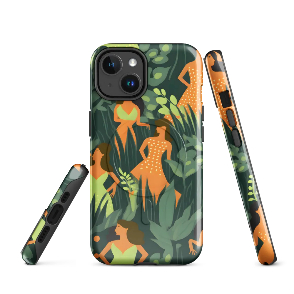 Playful Harmony in Patterns | Phone Case |  14 | MagSafe® Tough Case | Glossy