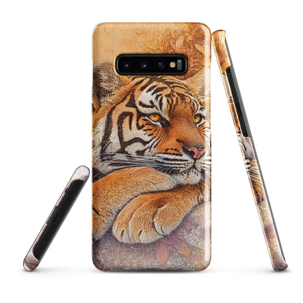 Serenity of the Tiger | Phone Case |  S10 Plus | Snap Case | Glossy