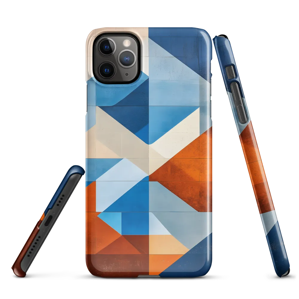 Geometric Harmony: A Vibrant Landscape | Phone Case |  11 Pro Max | Snap Case | Glossy