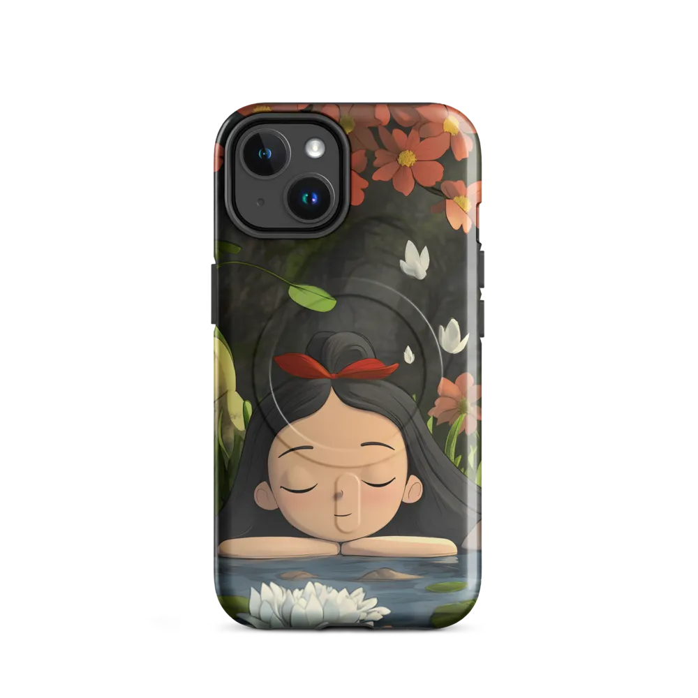 Tranquility by the Waterside | Phone Case |  14 | MagSafe® Tough Case | Glossy