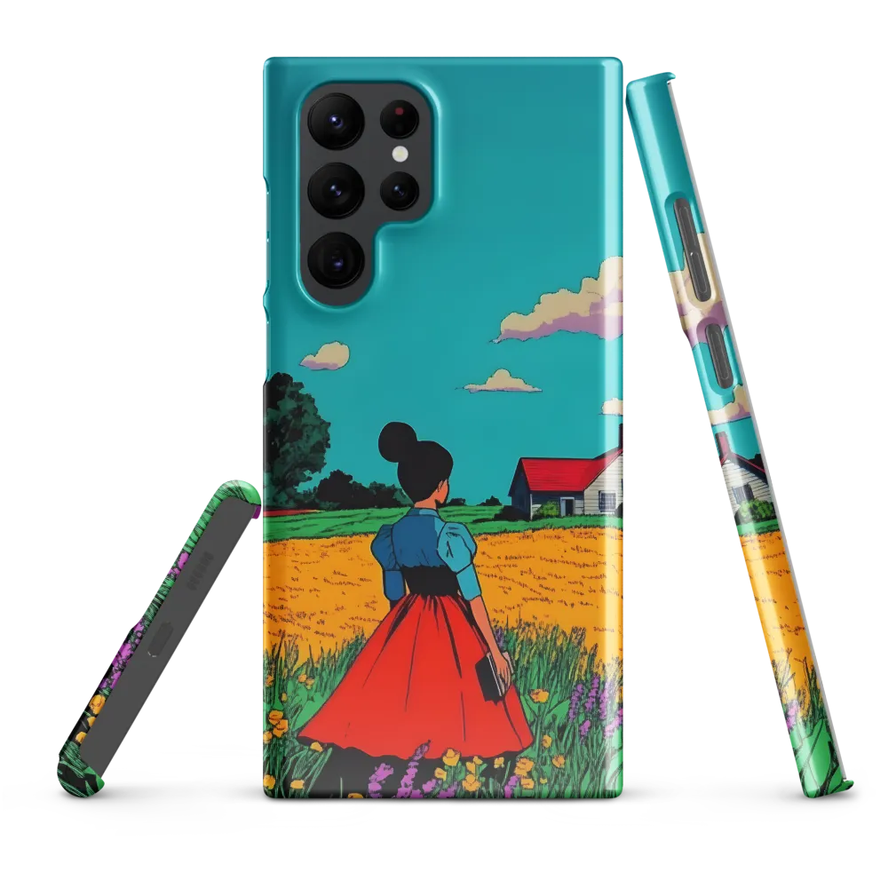 Whispers of a Sunlit Meadow | Phone Case |  S22 Ultra | Snap Case | Glossy
