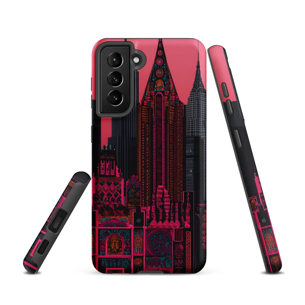 Urban Vibrance: A Digital Exploration of Skyscrapers
