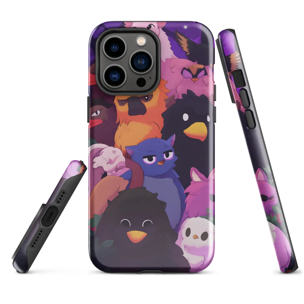 Whimsical Avian Gathering