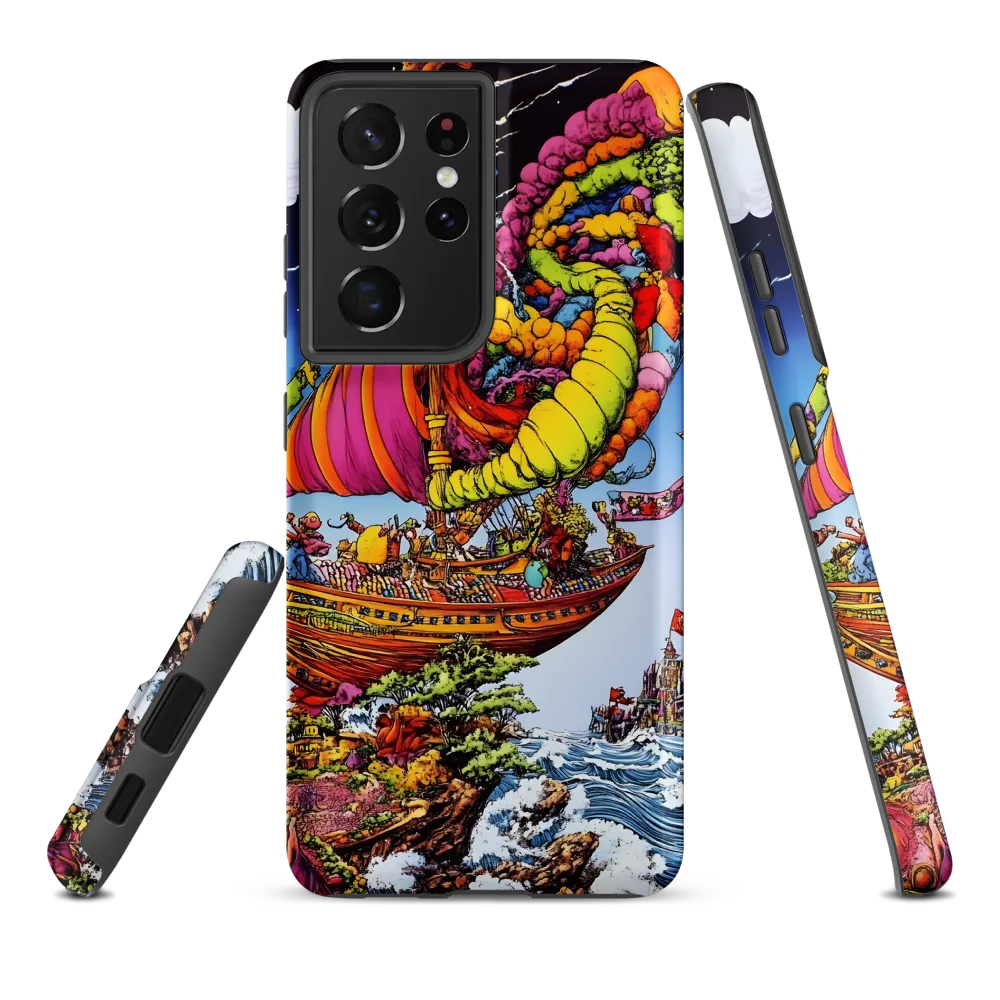 Voyage of Whimsy: A Surreal Sailor's Dream | Phone Case |  S21 Ultra | Tough Case | Matte