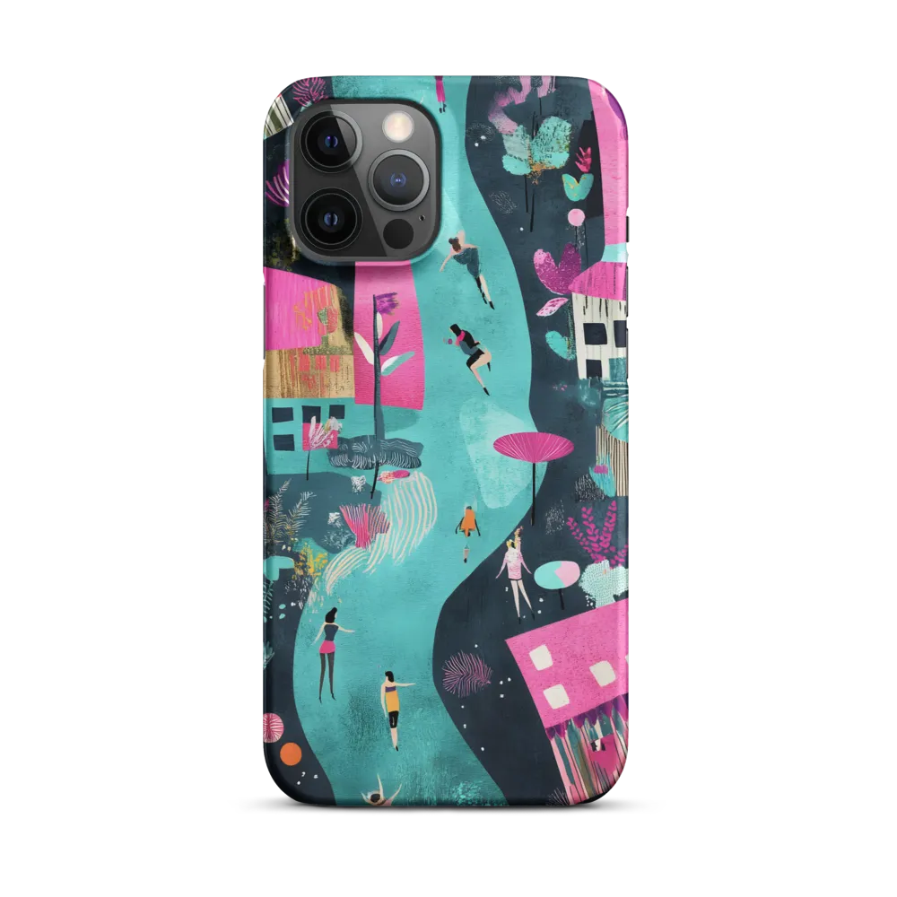 Whimsical Journey Through a Vibrant Landscape | Phone Case |  12 Pro Max | Snap Case | Matte