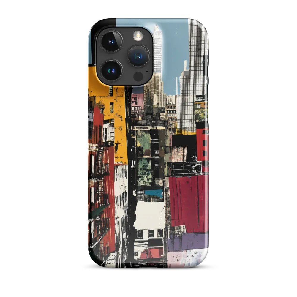 Urban Collage: A Vivid Cityscape | Phone Case |  16 Pro Max | Snap Case | Glossy