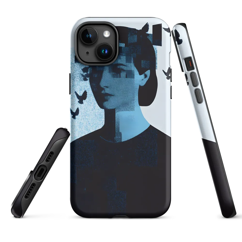 Fragmented Reflections | Phone Case |  15 Plus | Tough Case | Matte