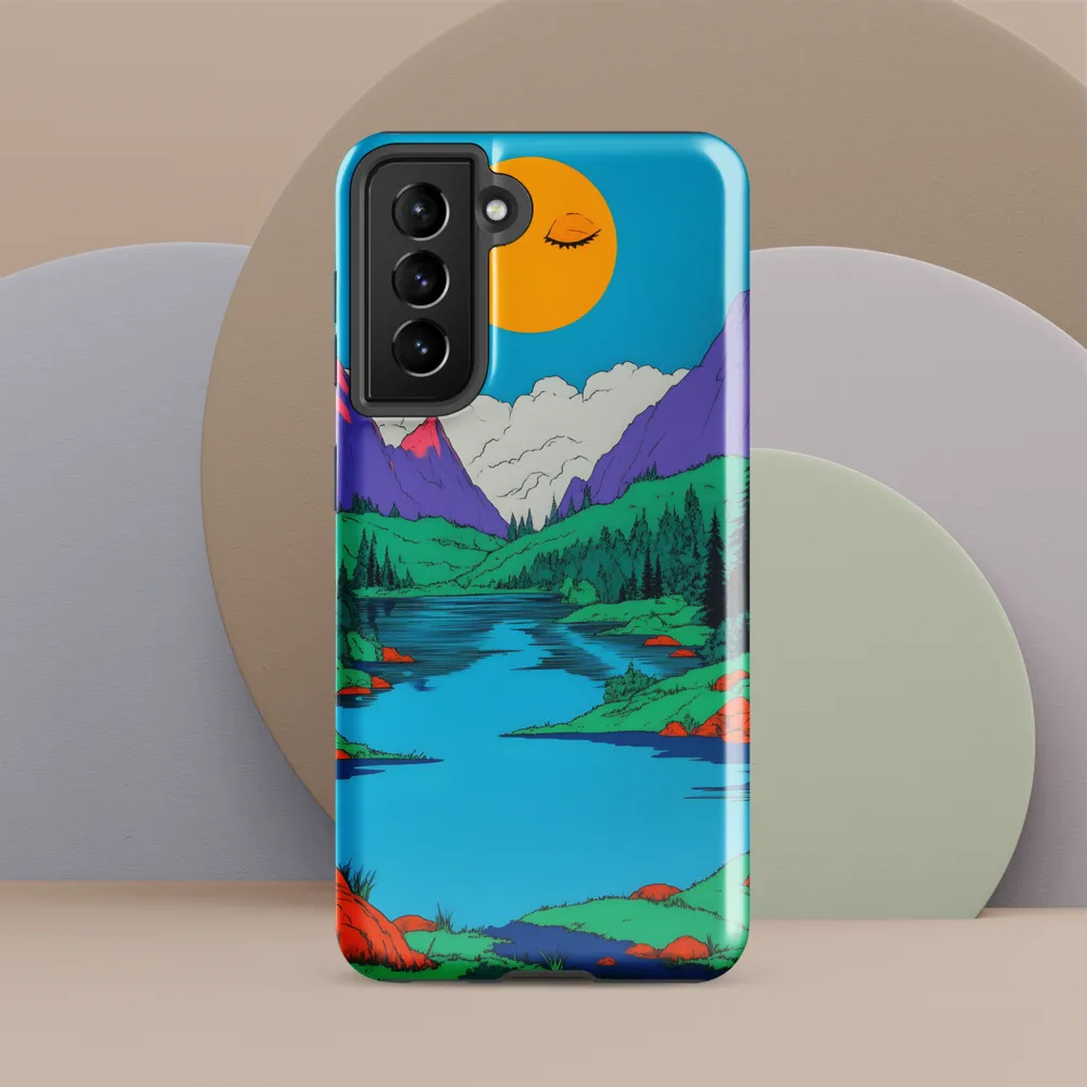 Whimsical Serenity in Vibrant Colors