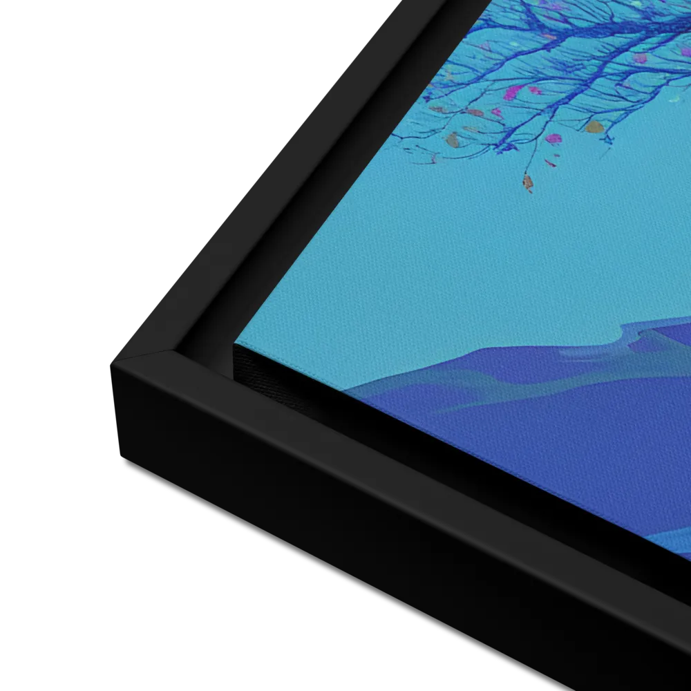 Ethereal Harmony | Canvas with Black Frame | 18″×24″