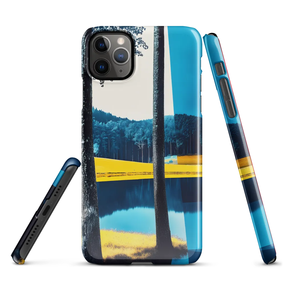 Tranquil Fusion of Nature and Geometry | Phone Case |  11 Pro Max | Snap Case | Glossy