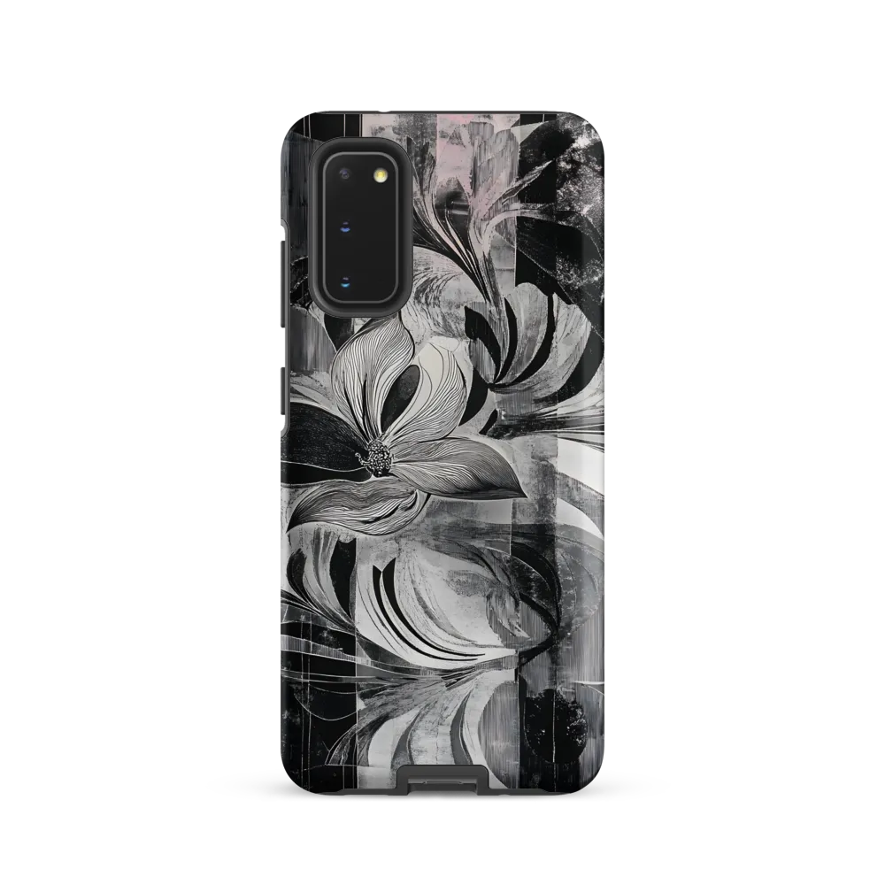 Floral Fusion in Monochrome