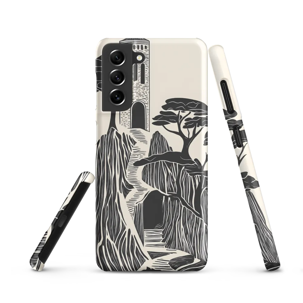 Echoes of a Mystical Tower | Phone Case |  S21 | Snap Case | Matte