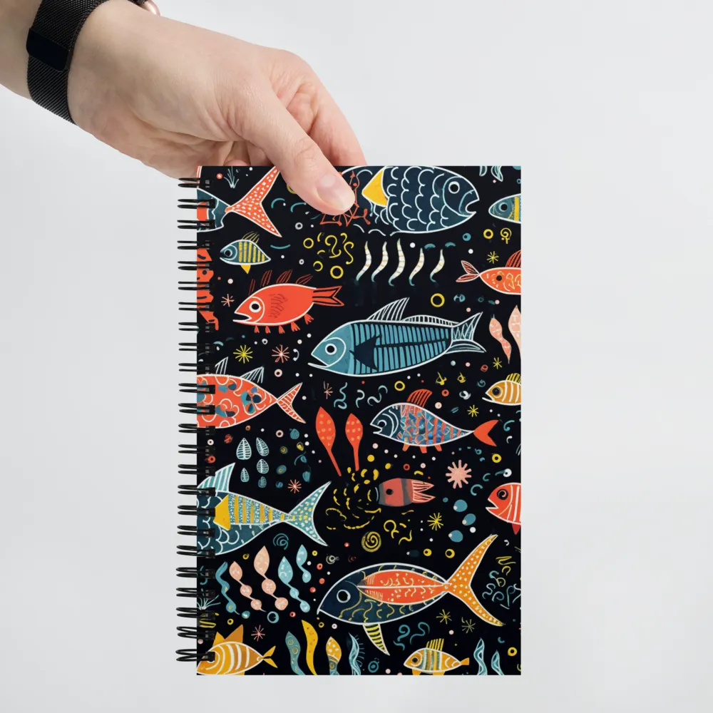 Whimsical Underwater Dance | Spiral Notebook