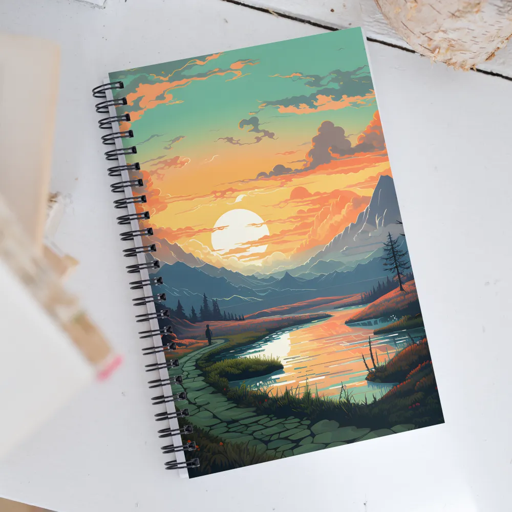 Serenity at Dusk | Spiral Notebook