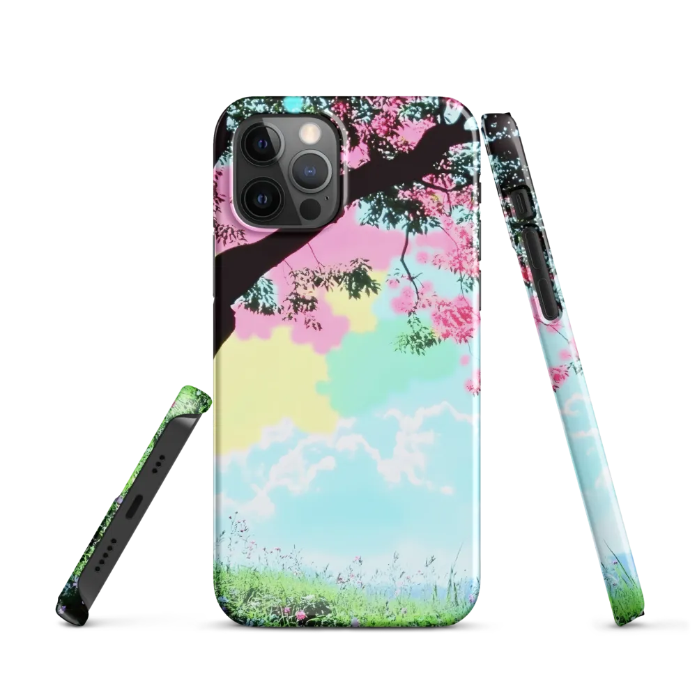 Pastel Dreams: A Surreal Tree Landscape