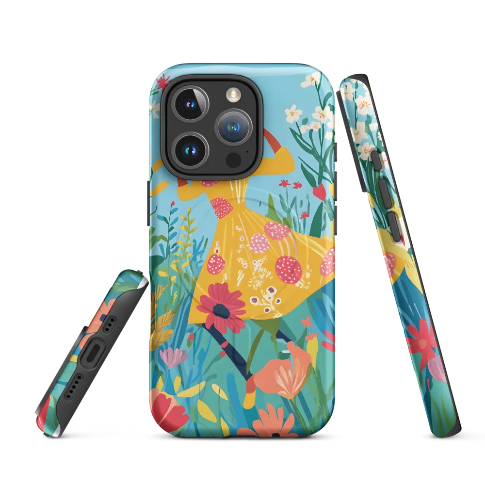 Dancing Among Blossoms | Phone Case |  16 Pro | MagSafe® Tough Case | Matte