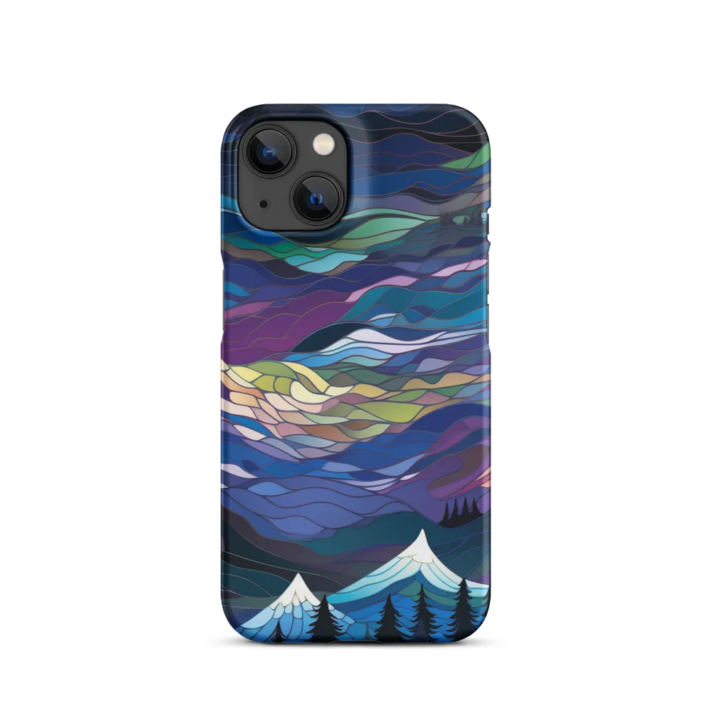 Twilight Peaks: An Abstract Mountain Landscape