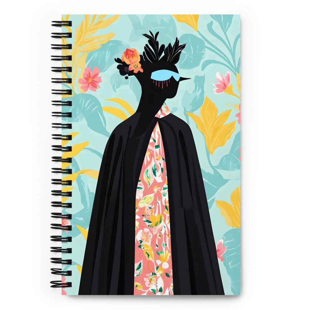 Mystique in Bloom | Spiral Notebook