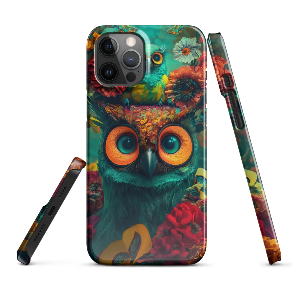 Majestic Harmony: The Floral Owl