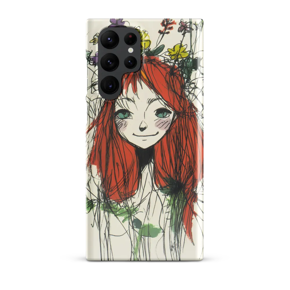 Whimsical Floral Portrait