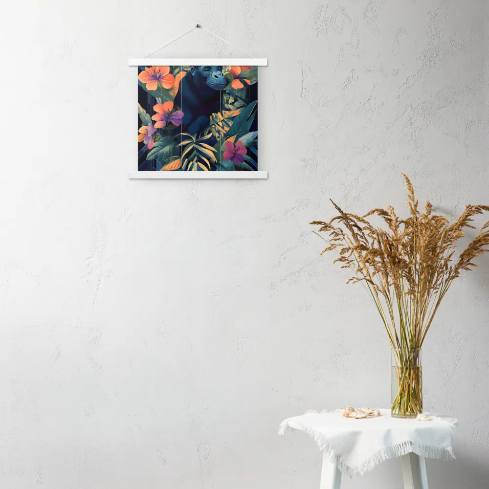 Harmony of Nature and Geometry | Poster With White Wood Hanger | 14″×14″