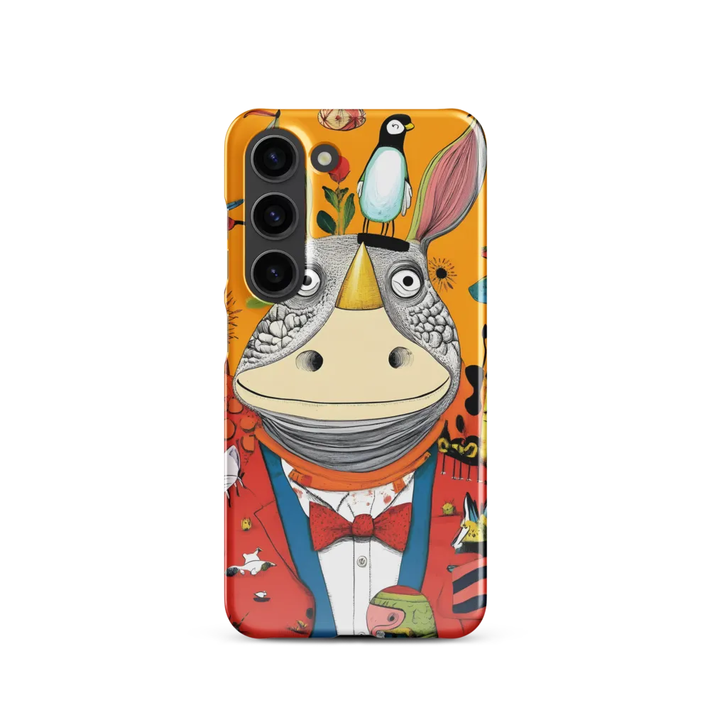 Whimsical Rhinoceros: A Playful Encounter