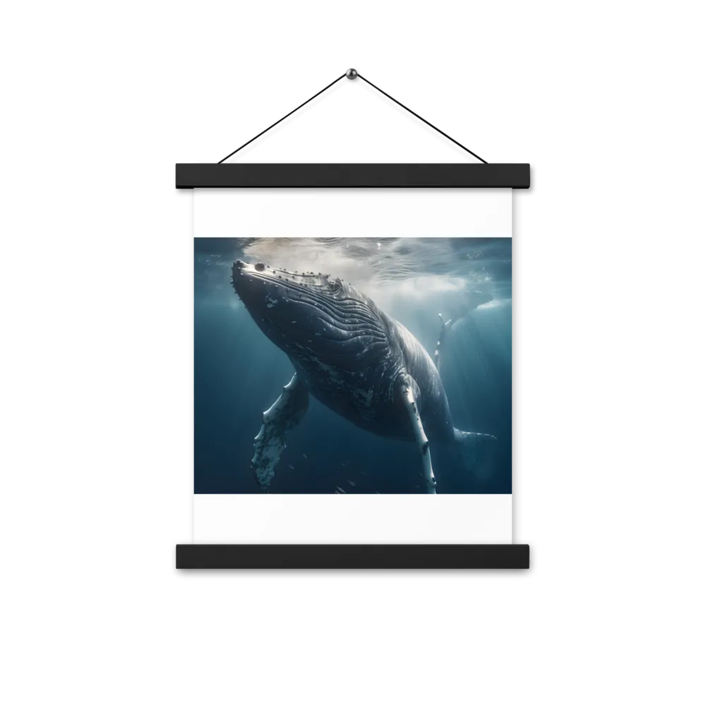 Graced by the Depths | Poster With Black Wood Hanger | 11″×14″