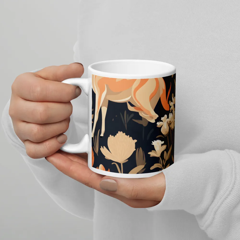 Floral Harmony: A Dance in the Dark | Mugs | Multiple Sizes & Colors