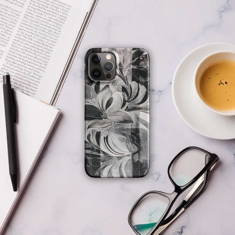 Floral Fusion in Monochrome