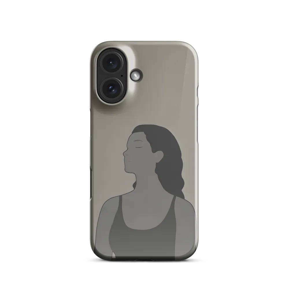 Serenity in Monochrome | Phone Case |  16 | Snap Case | Glossy