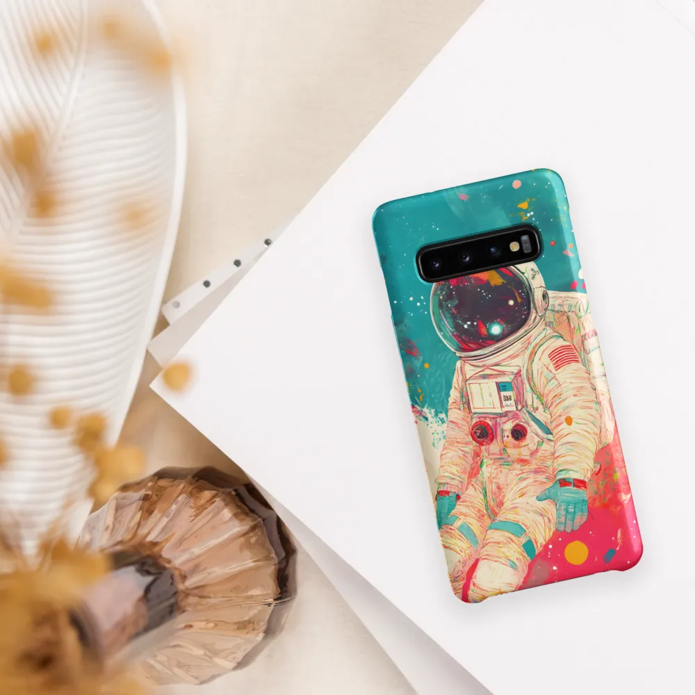 Cosmic Explorer: An Astronaut's Journey | Phone Case |  S10 | Snap Case | Matte