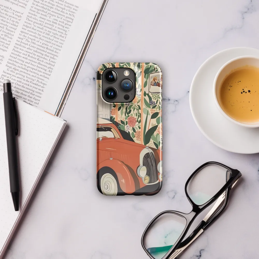 Vintage Charm: A Modern Encounter | Phone Case |  15 Pro | Snap Case | Glossy