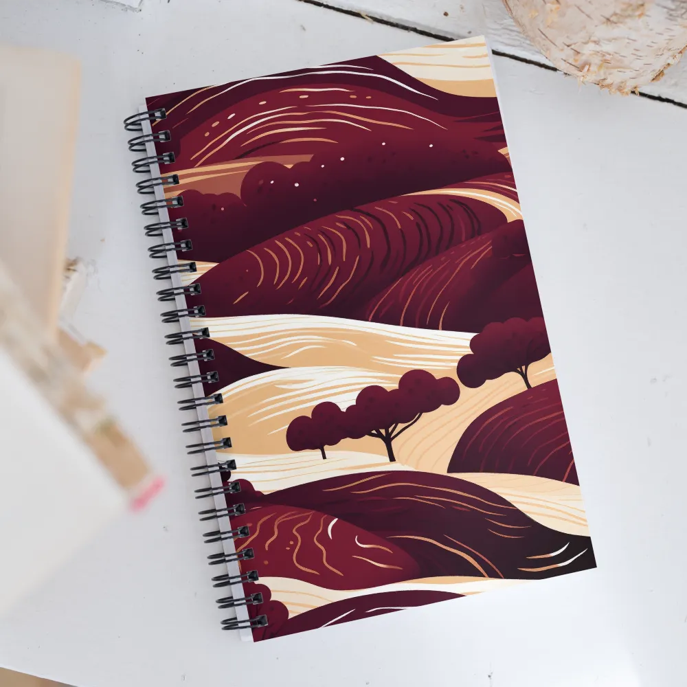 Serenity in the Hills | Spiral Notebook